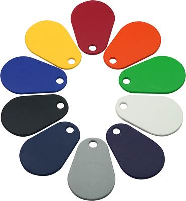 A-KEY-D4 Authenticard keyfob in 10 colours